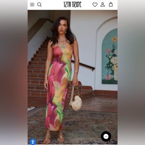 Avani Multi Strapless Maxi Dress